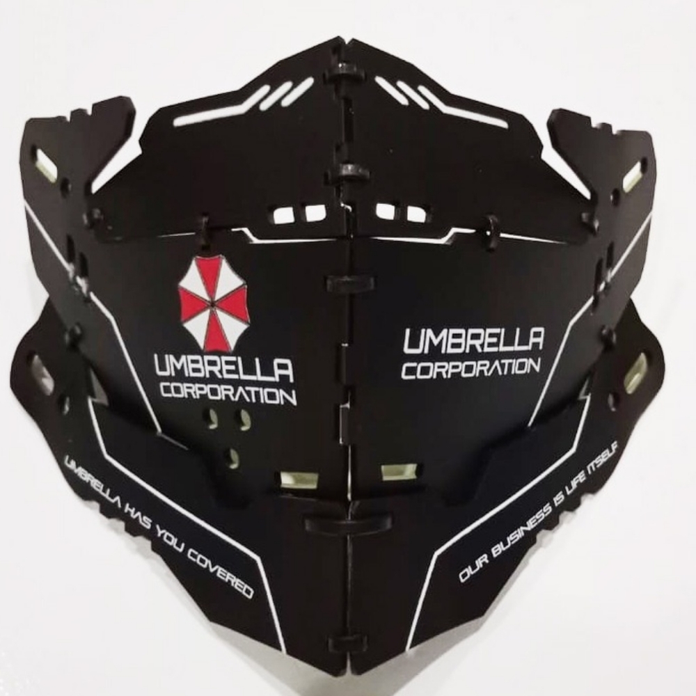 Resident Evil Biohazard Umbrella Corporation Pandemic Half Face Mask Cover